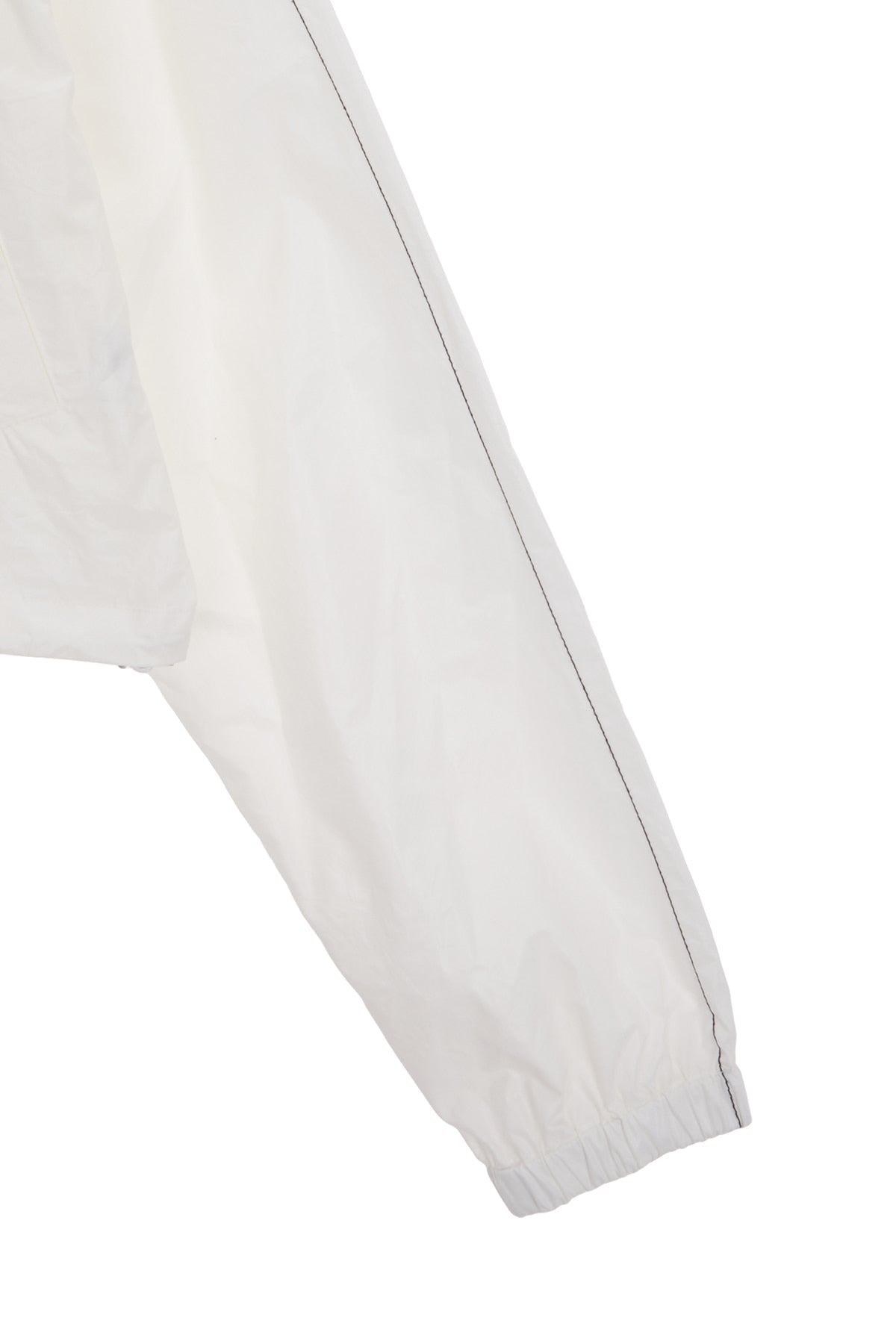 MATIN KIM - matin crop hoody coating jumper in ivory 4