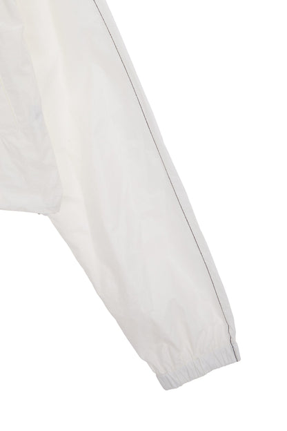 MATIN KIM - matin crop hoody coating jumper in ivory 4