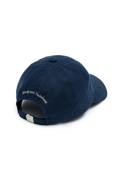 MATIN KIM - matin logo stitch ball cap in navy 3