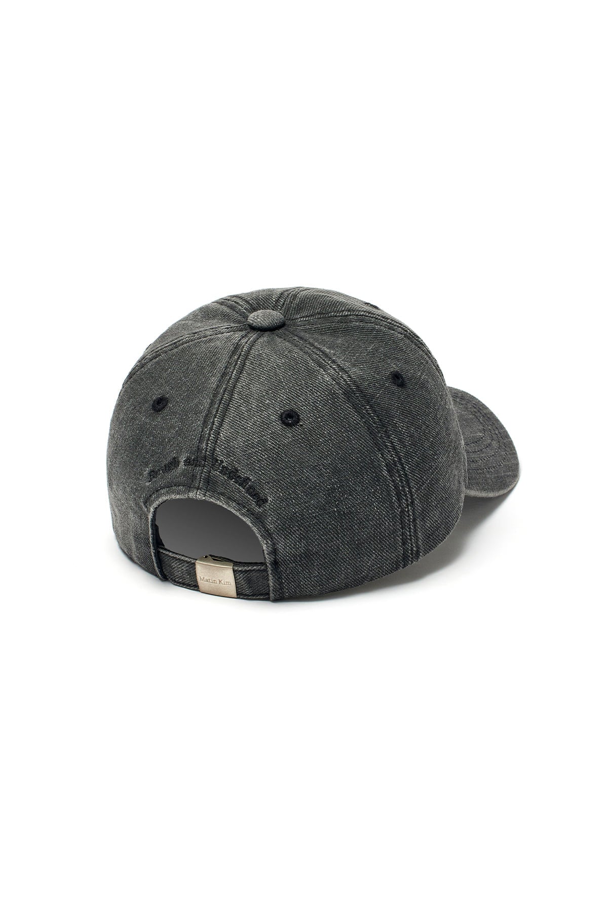 MATIN KIM - matin logo washed ball cap in black 10