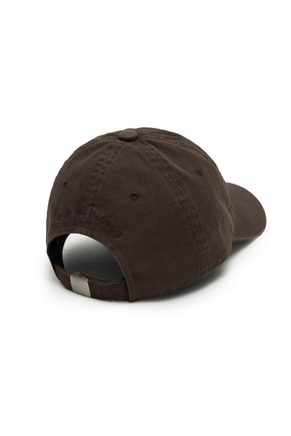 MATIN KIM - matin logo washed ball cap in brown 4