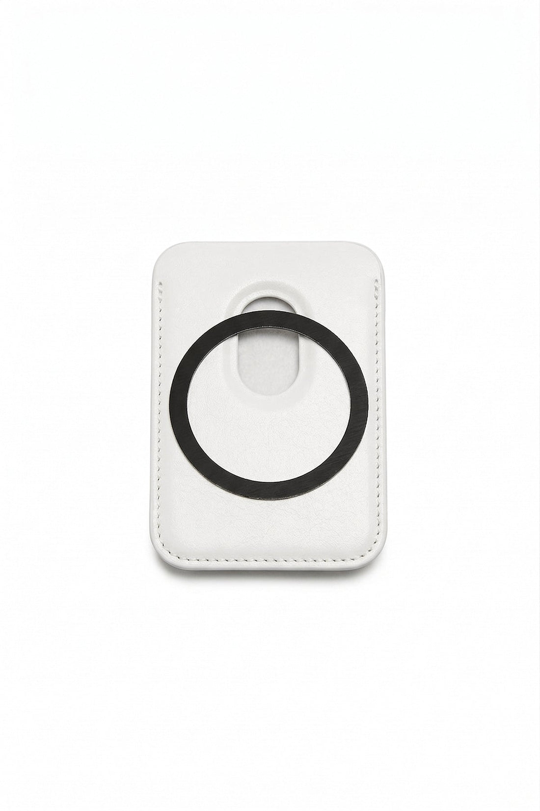 MATIN KIM - matin magnetic card wallet in ivory 2