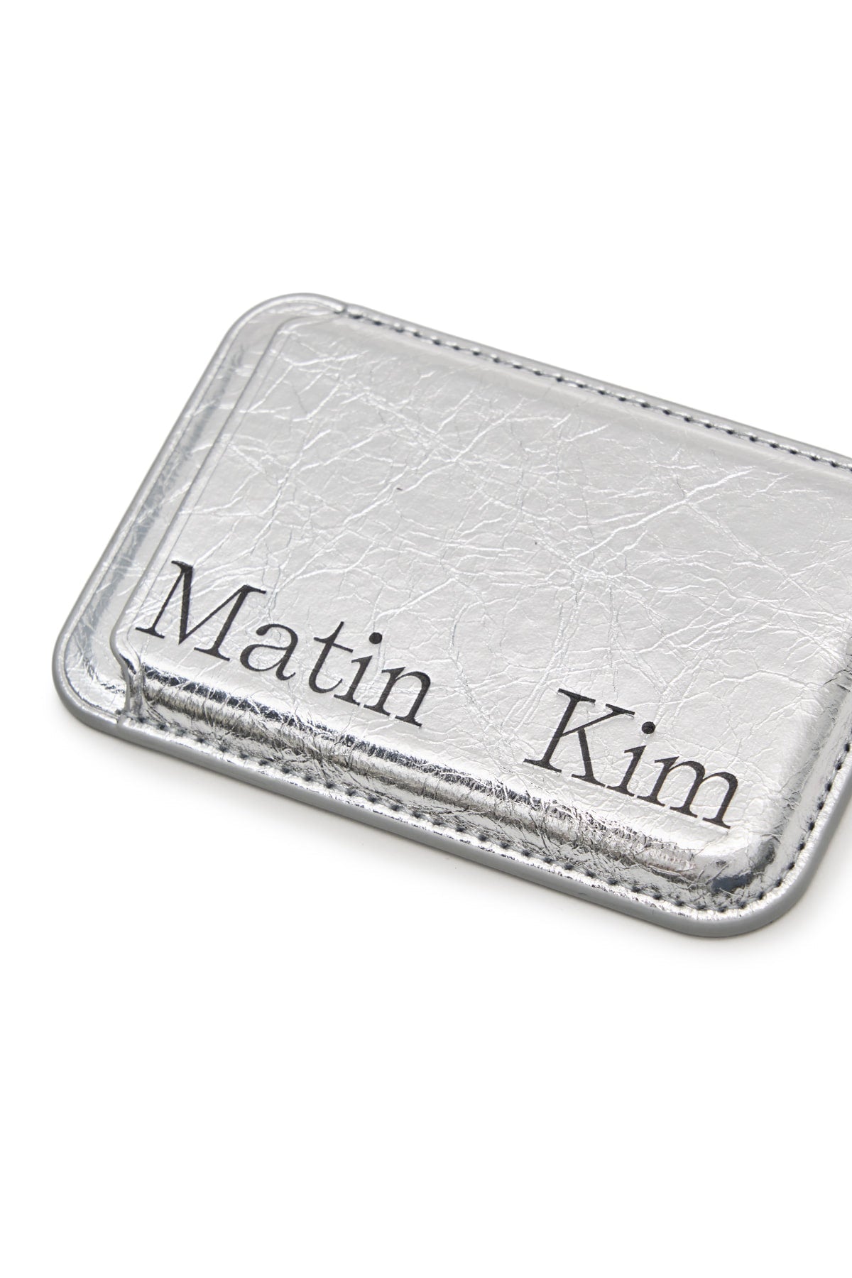 MATIN KIM - matin magnetic card wallet in silver 8