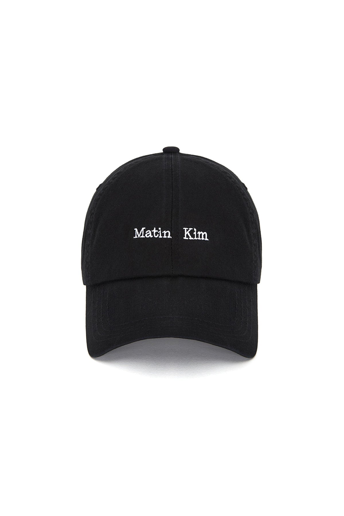 MATIN KIM - matin mini classic logo ball cap in black 1