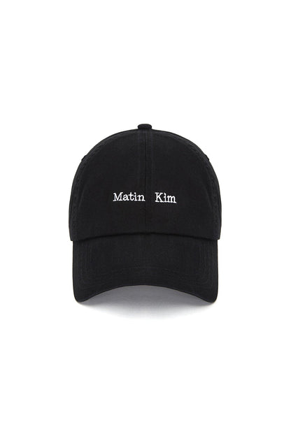 MATIN KIM - matin mini classic logo ball cap in black 5