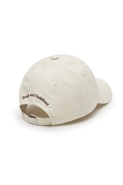 MATIN KIM - matin mini classic logo ball cap in cream 4