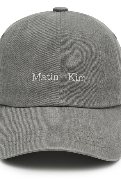 MATIN KIM - matin mini classic logo ball cap in light khaki 9