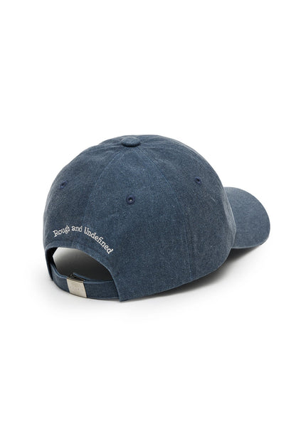 MATIN KIM - matin mini classic logo ball cap in smoke blue 3