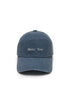 MATIN KIM - matin mini classic logo ball cap in smoke blue 1