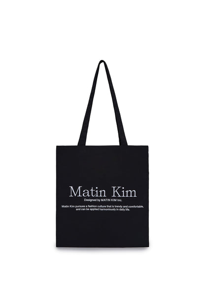 MATIN KIM - matin palette ecobag in black 5