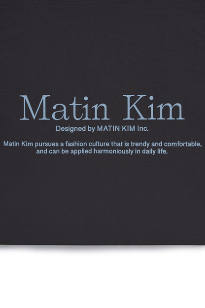 MATIN KIM - matin palette ecobag in charcoal 8