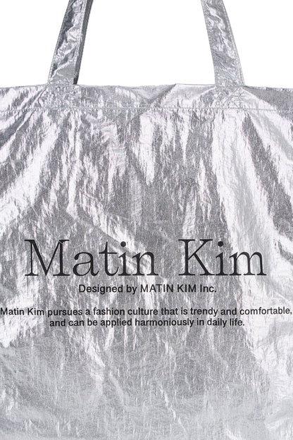 MATIN KIM - matin palette ecobag in silver 8