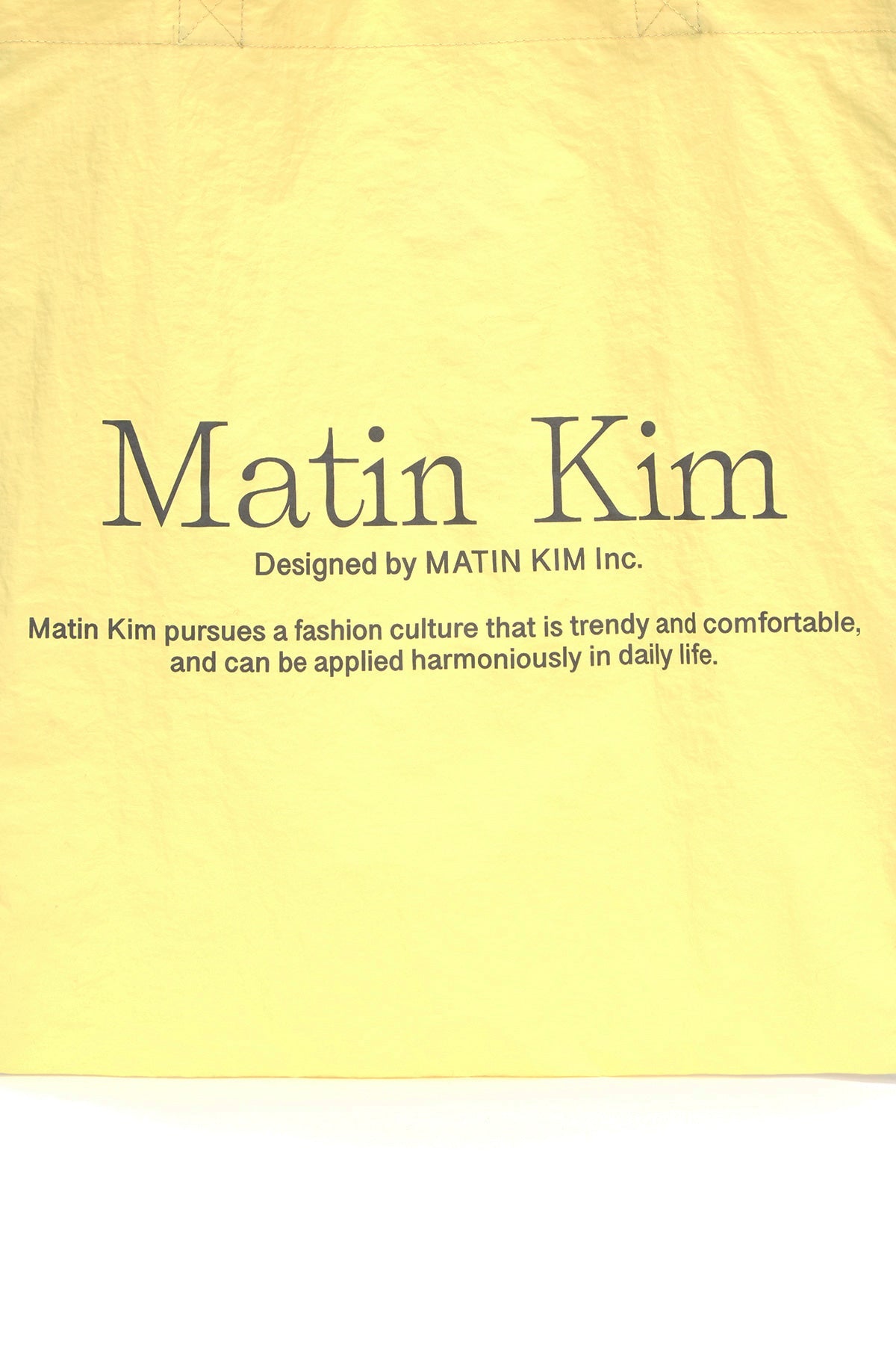 MATIN KIM - matin palette ecobag in yellow 8