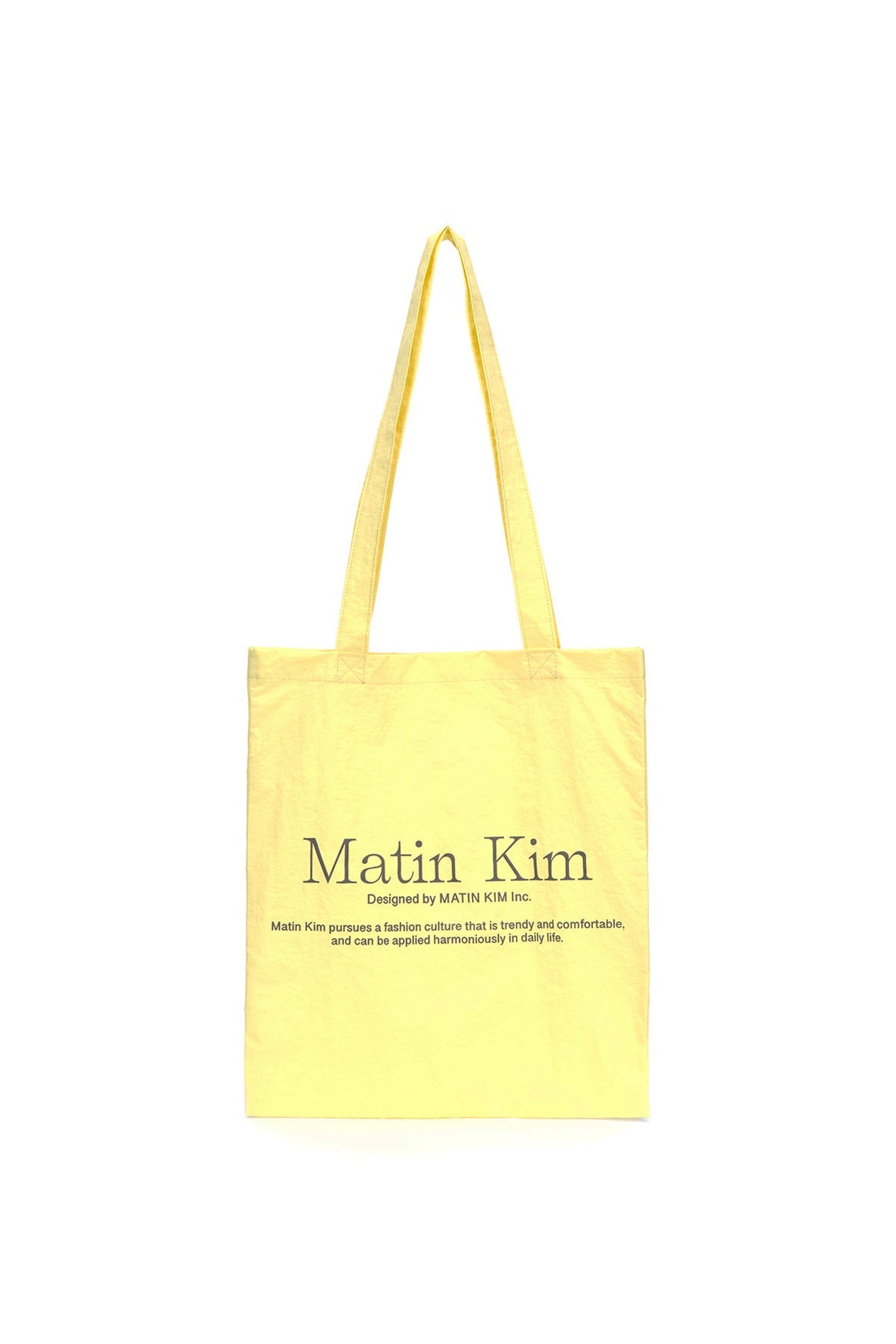 MATIN KIM - matin palette ecobag in yellow 5