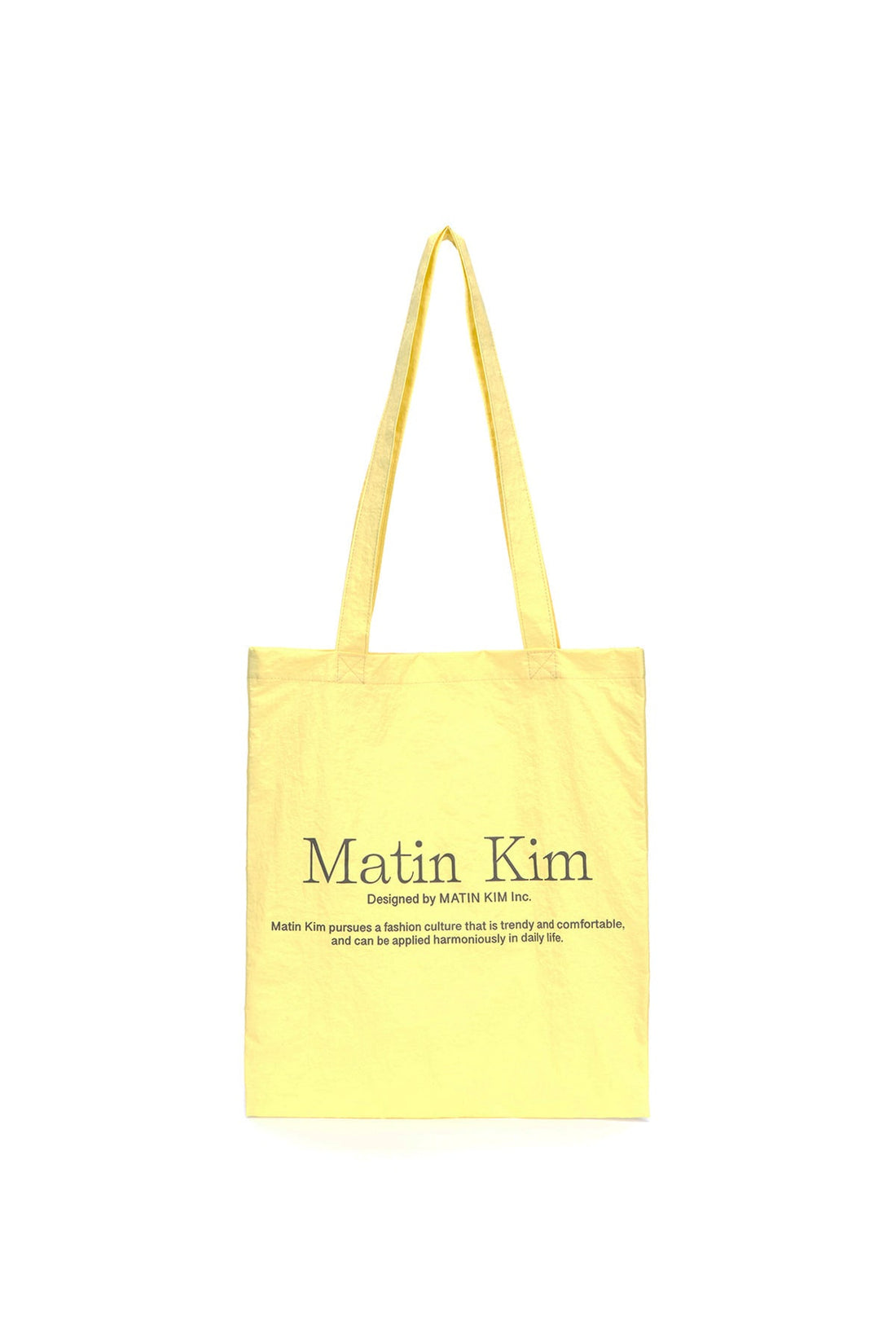 MATIN KIM - matin palette ecobag in yellow 1