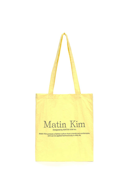 MATIN KIM - matin palette ecobag in yellow 1