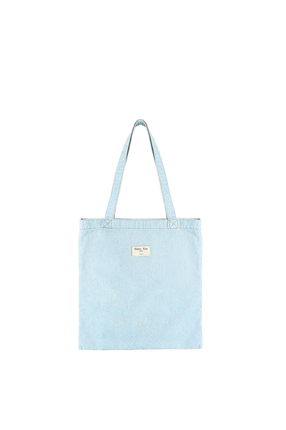 MATIN KIM - matin stitch denim ecobag in sky 7