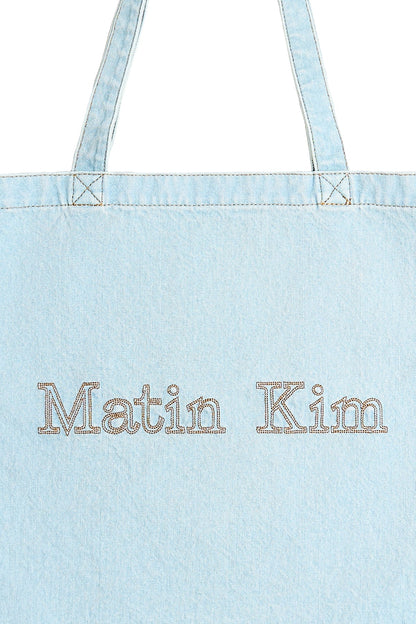 MATIN KIM - matin stitch denim ecobag in sky 8
