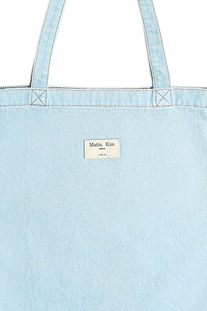 MATIN KIM - matin stitch denim ecobag in sky 9