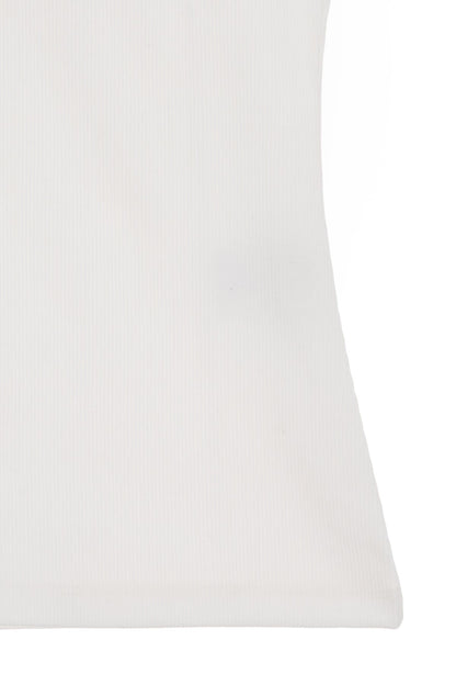 MATIN KIM - pintuck sleeveless top in white 9