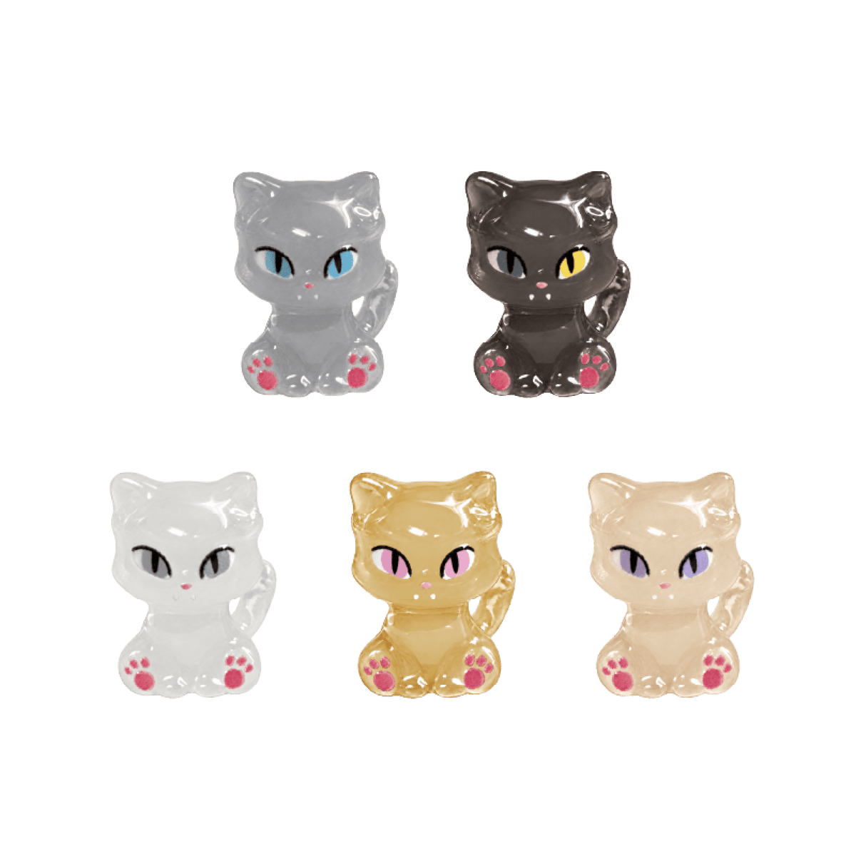 MEOVV - 04 character luck cat set / go hard official merch 1