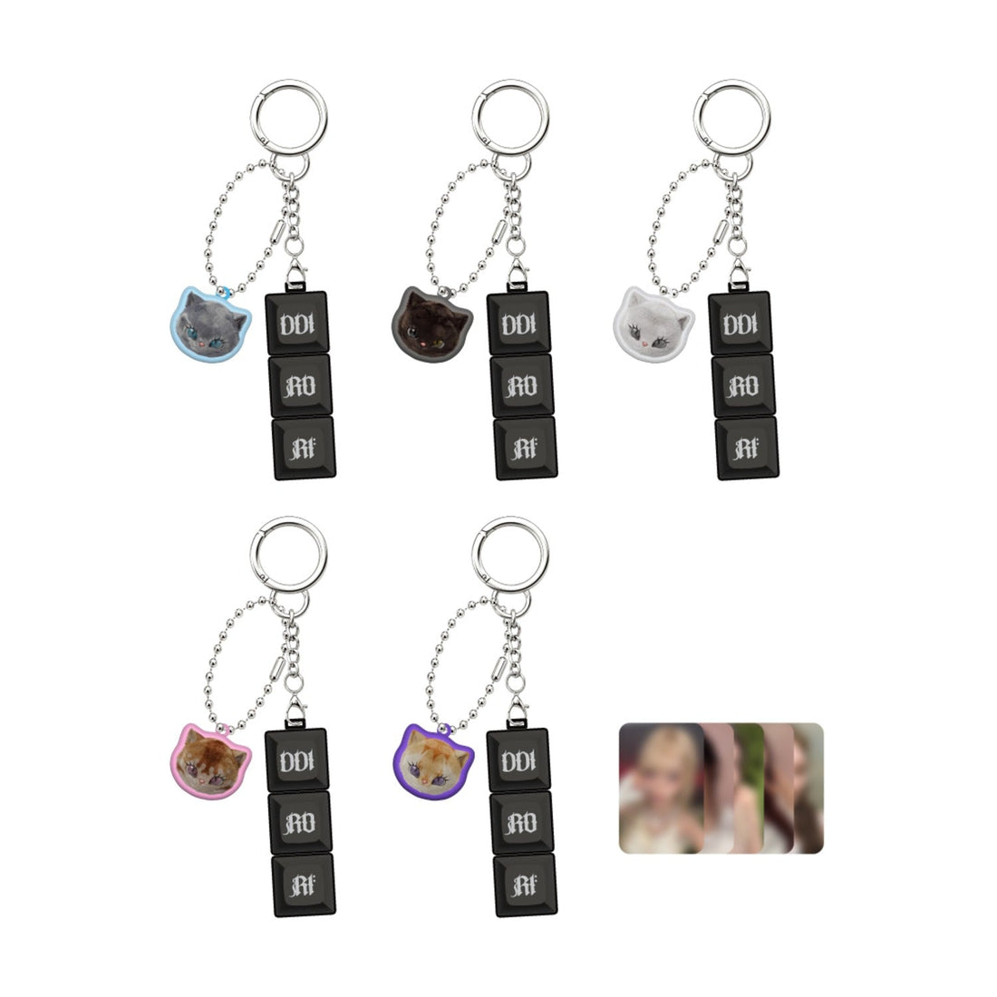 MEOVV - [additional sale] meovv - the 2nd ep album [bite now] pop-up md 11. keycap keyring 2