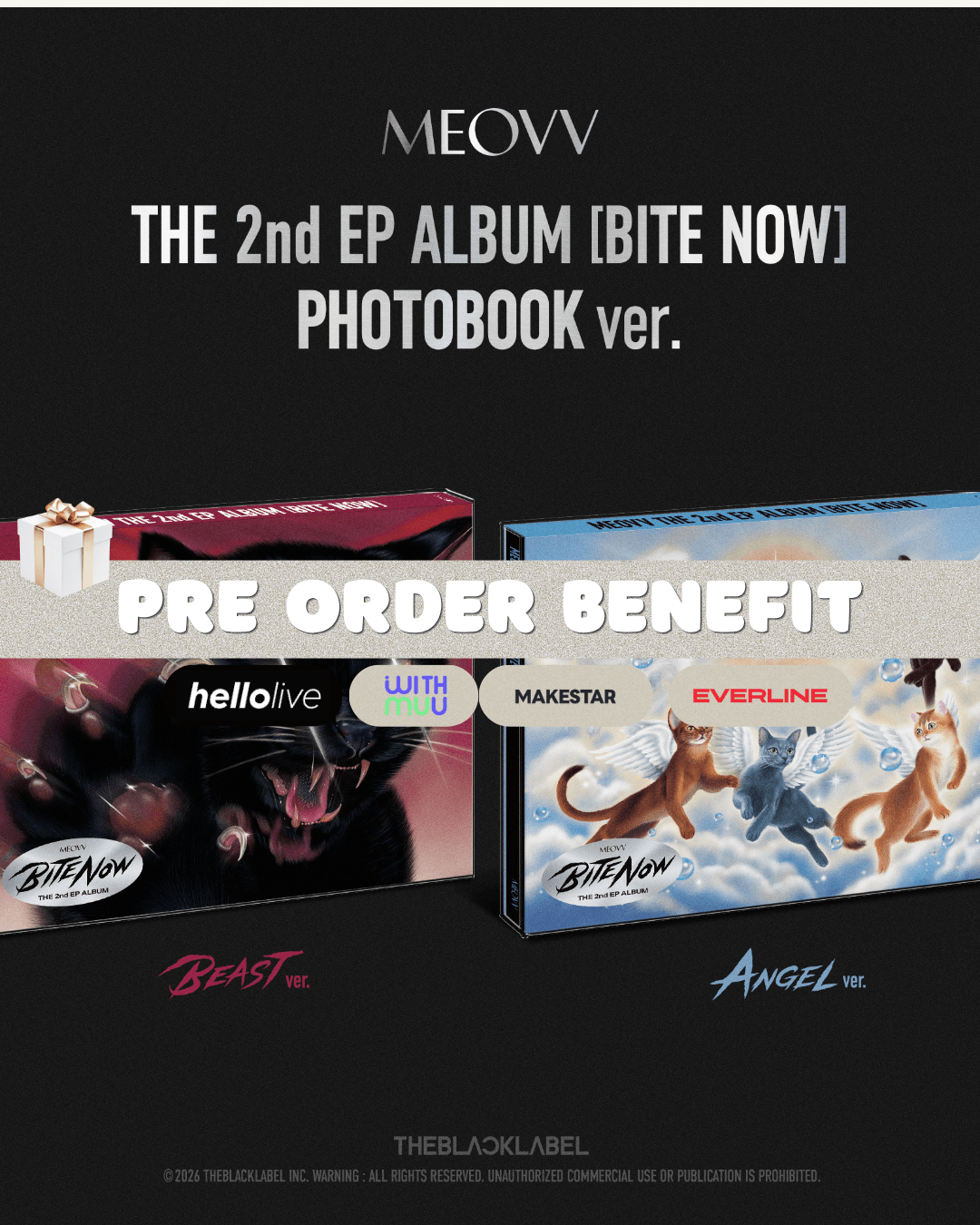 [Album]MEOVV (미야오) - BITE NOW (THE 2nd EP ALBUM) [PHOTOBOOK] [RANDOM] - product_vendor,
