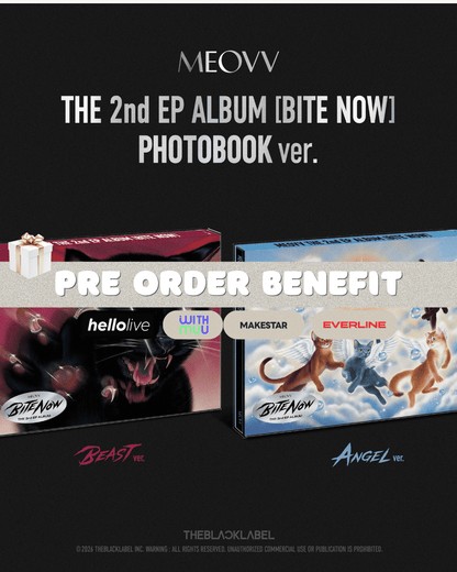 [Album]MEOVV (미야오) - BITE NOW (THE 2nd EP ALBUM) [PHOTOBOOK] [RANDOM] - product_vendor,