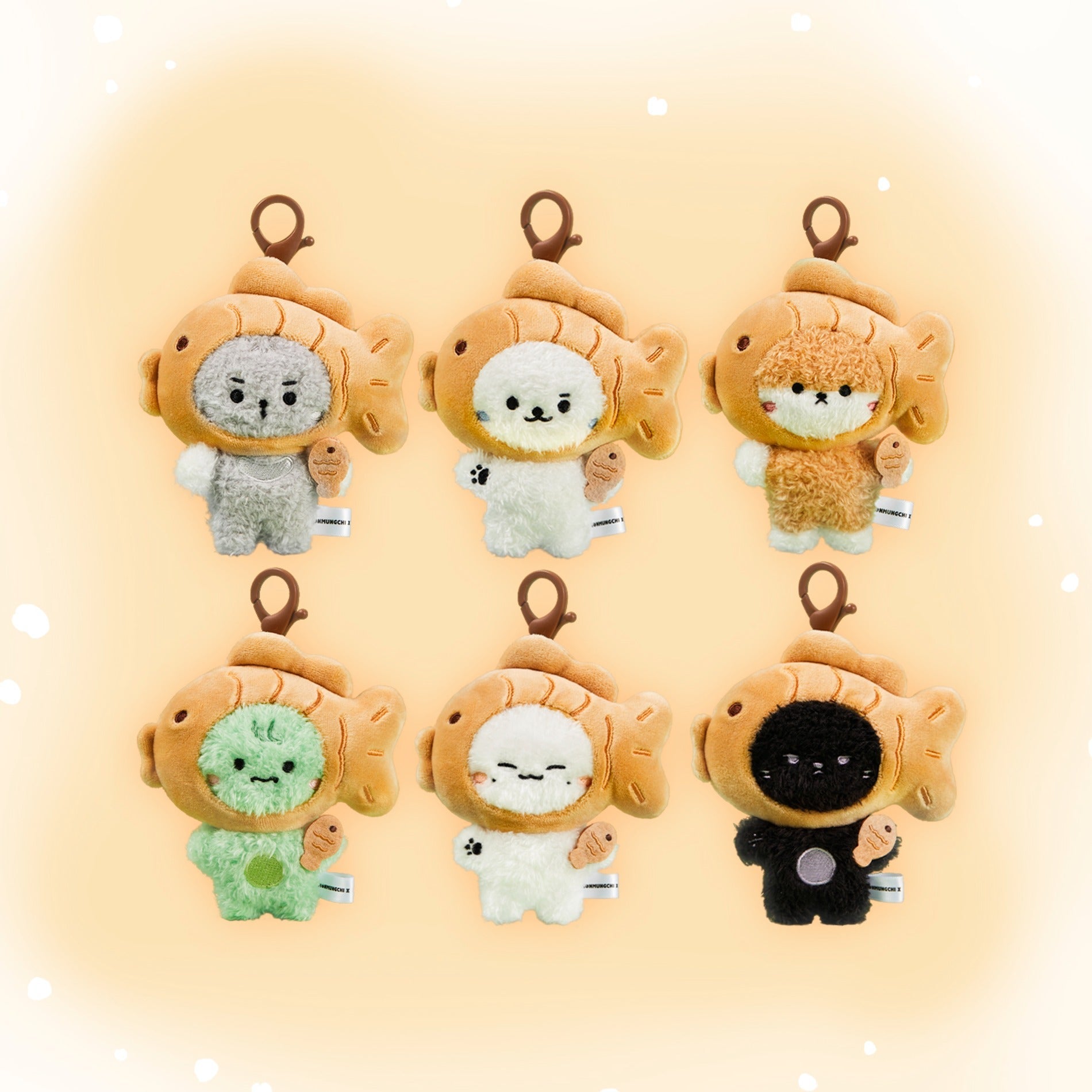 MONSTA X - 2025 monsta x monmungchi x winter edition plush keyring bungeo-ppang costume 1