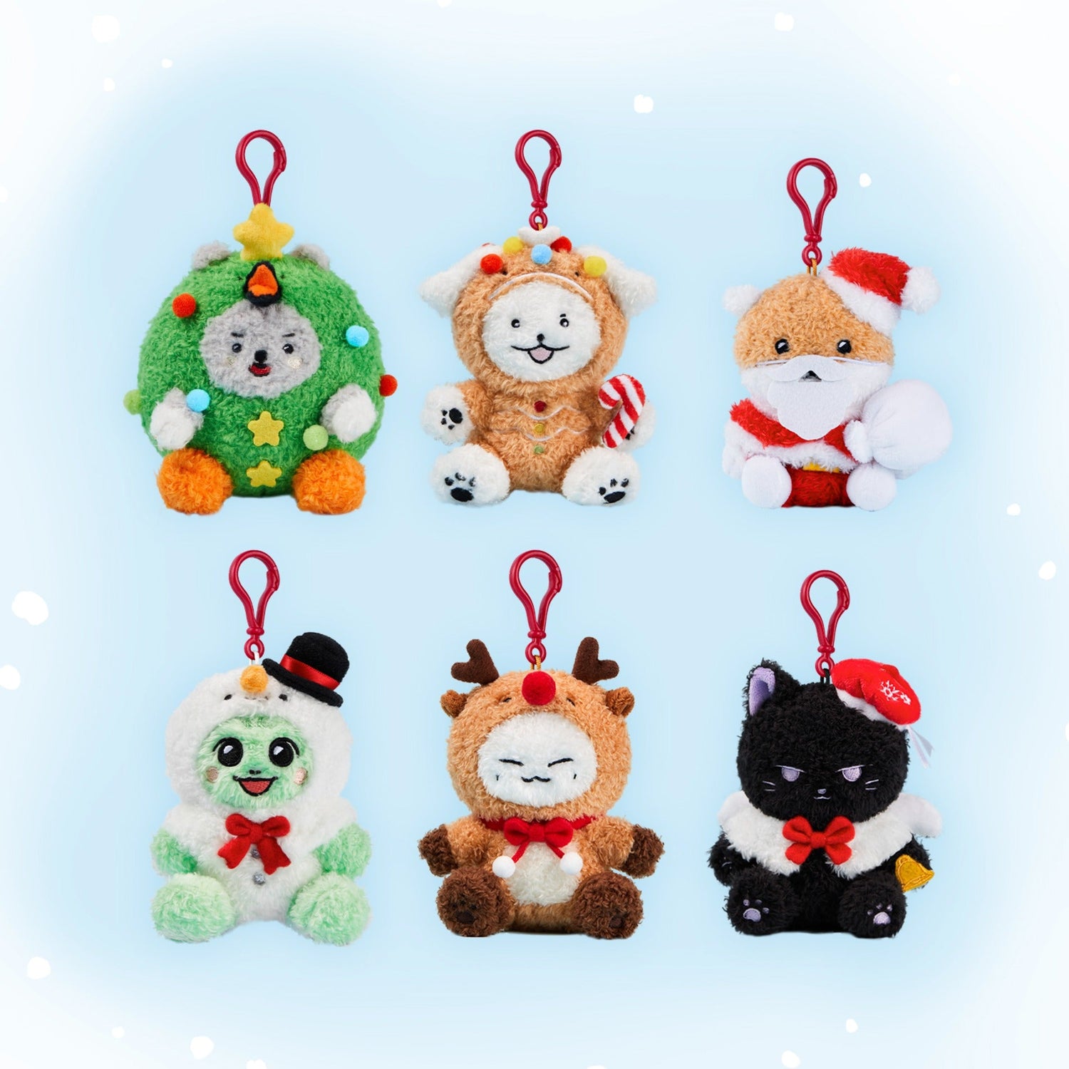 MONSTA X - 2025 monsta x monmungchi x winter edition plush keyring winter costume 1