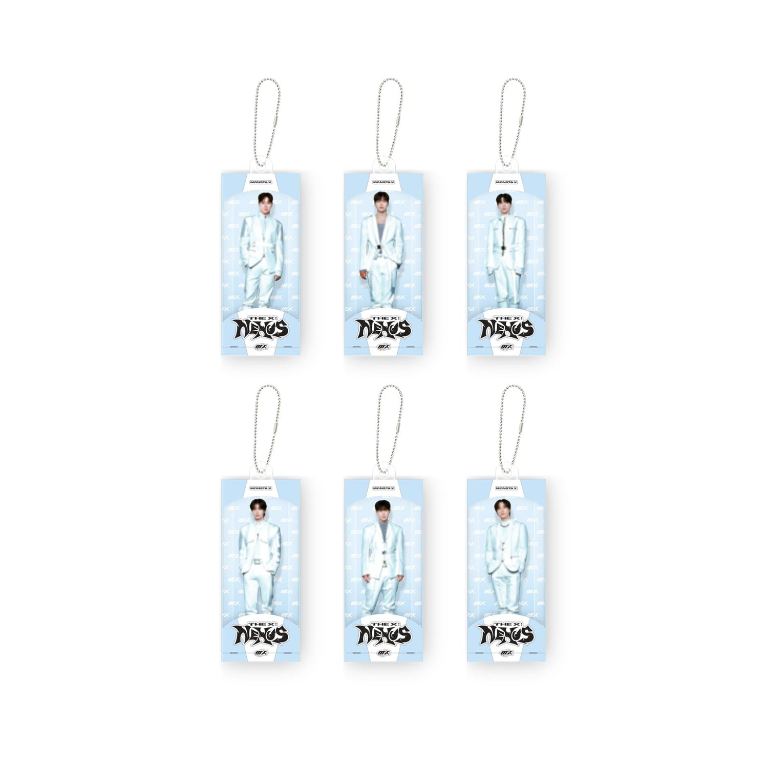 MONSTA X - 2026 monsta x world tour the x : nexus random miniature keyring 1