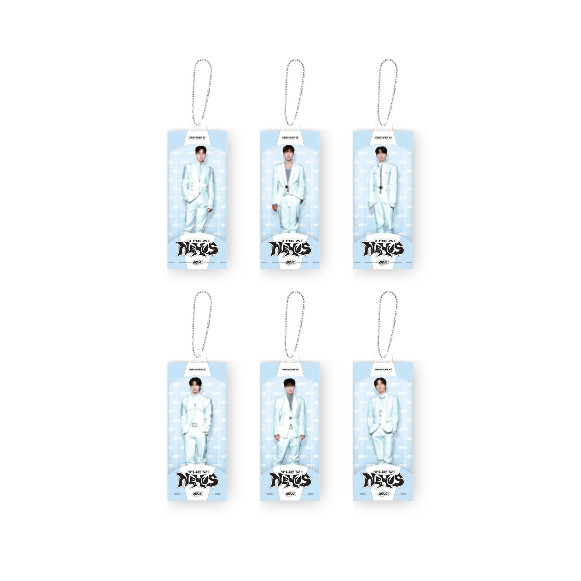 MONSTA X - 2026 monsta x world tour the x : nexus random miniature keyring 1