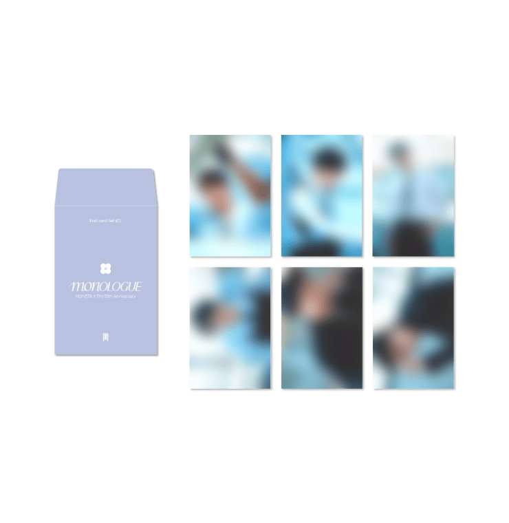 MONSTA X - monsta x pop-up monologue postcard set 1