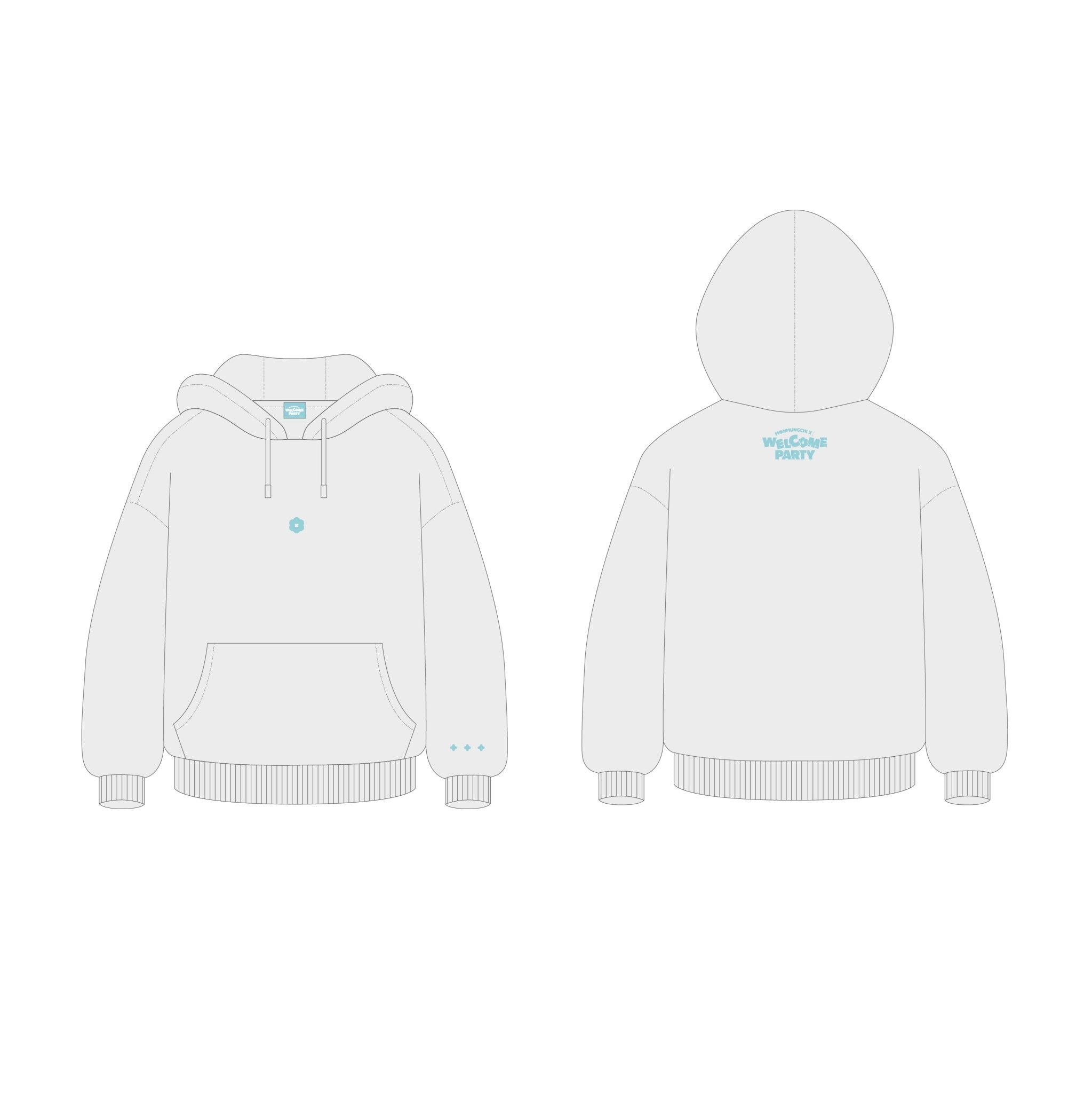 MONSTA X - monsta x pop-up store monmungchi x welcome party hoodie 1
