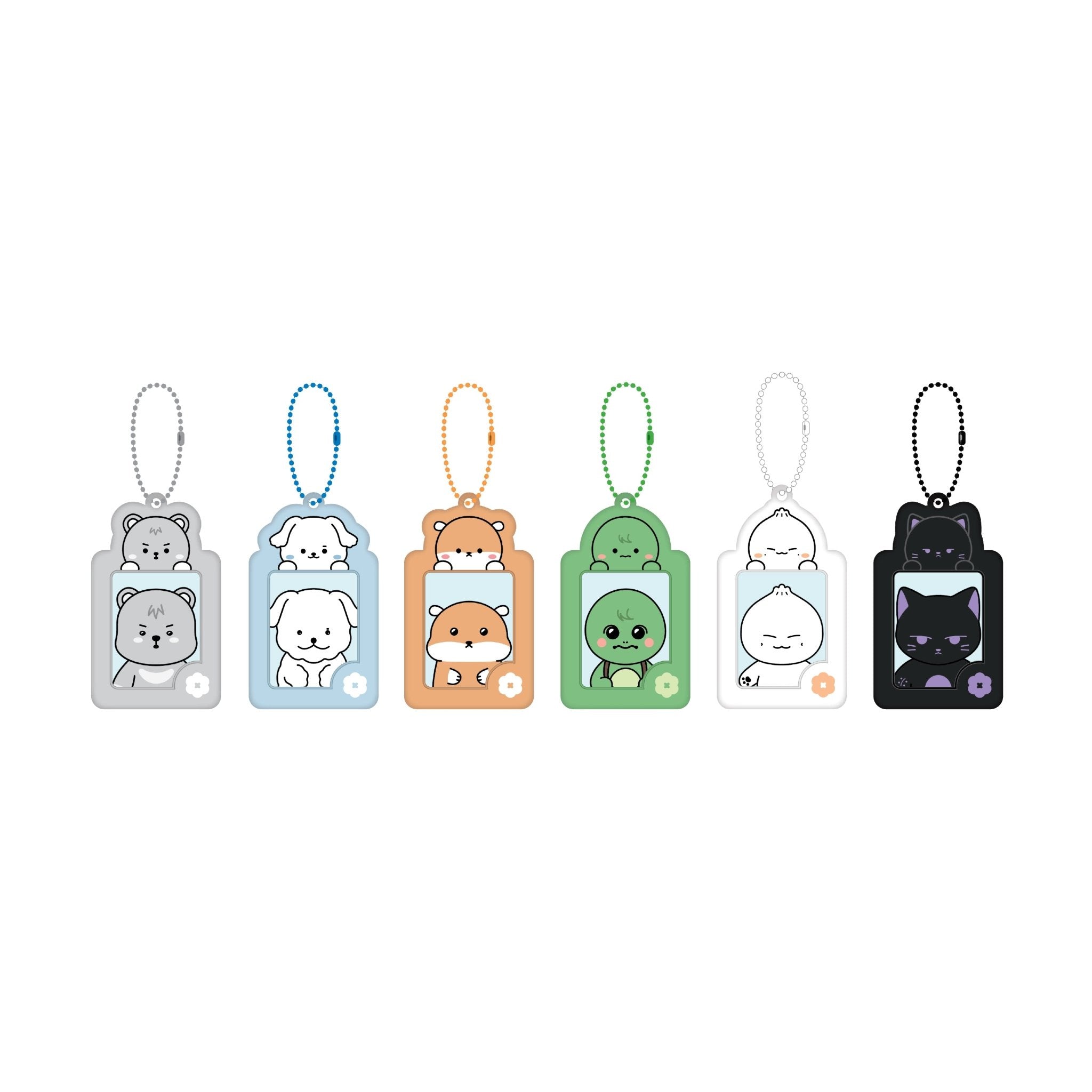 MONSTA X - monsta x pop-up store monmungchi x welcome party id photo holder keyring 1