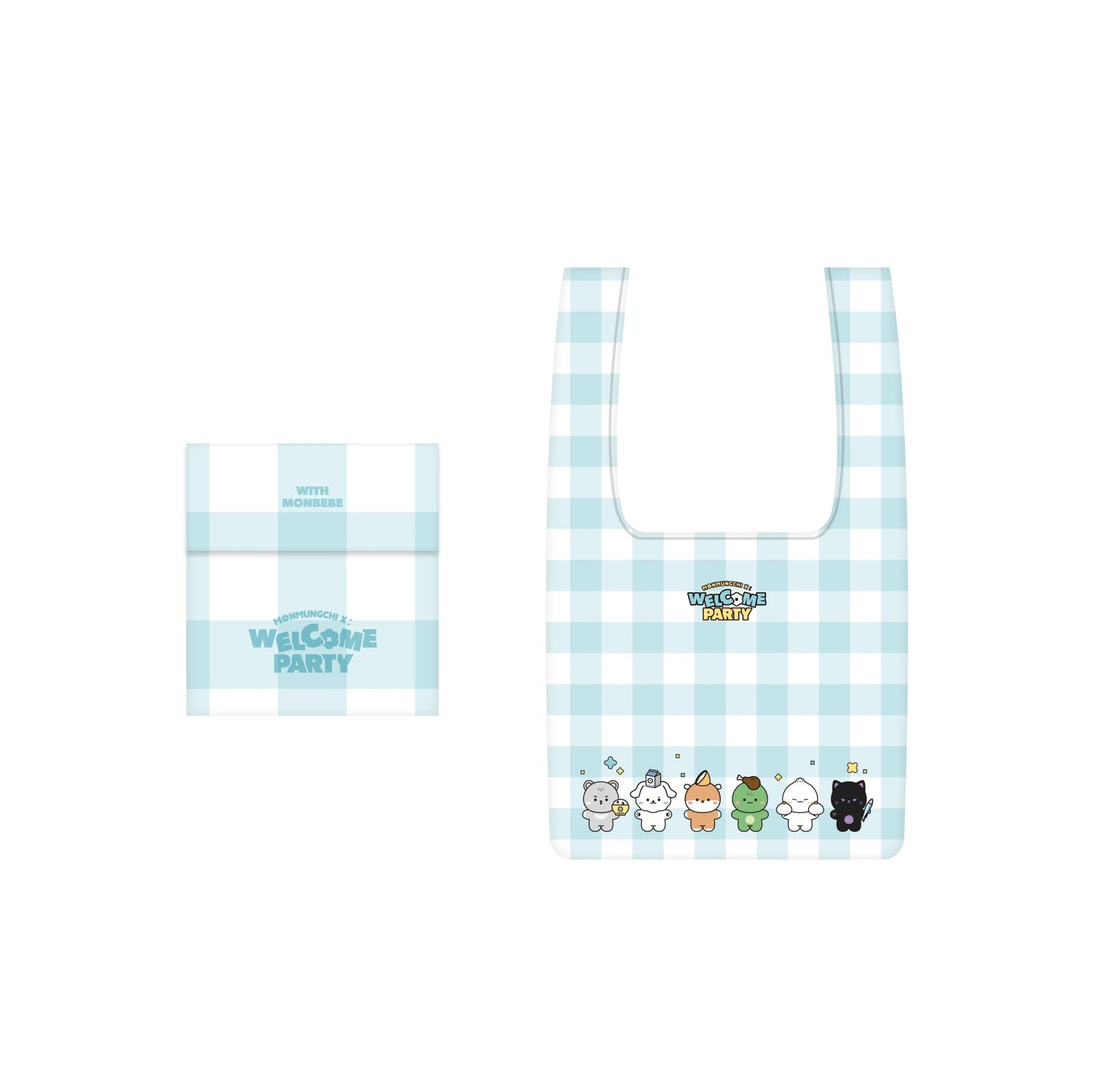 MONSTA X - monsta x pop-up store monmungchi x welcome party pocket reusable bag 1