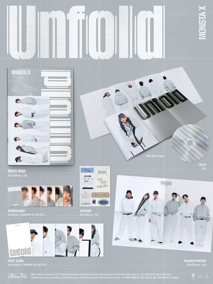 [Album]MONSTA X Unfold (US Full Album) (Alive Ver.) - product_vendor,