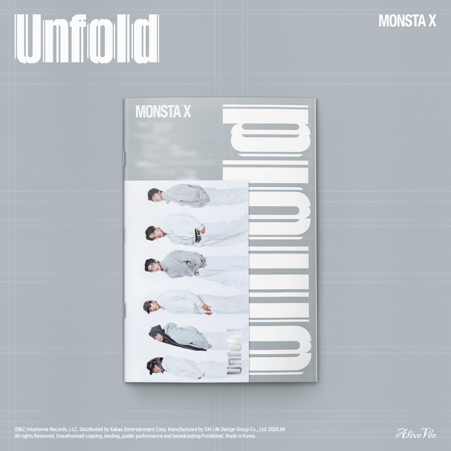 [Album]MONSTA X Unfold (US Full Album) (Alive Ver.) - product_vendor,