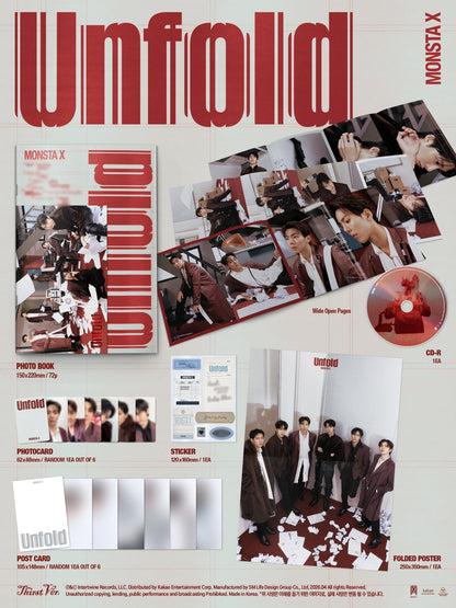 [Album]MONSTA X Unfold (US Full Album) (Thirst Ver.) - product_vendor,