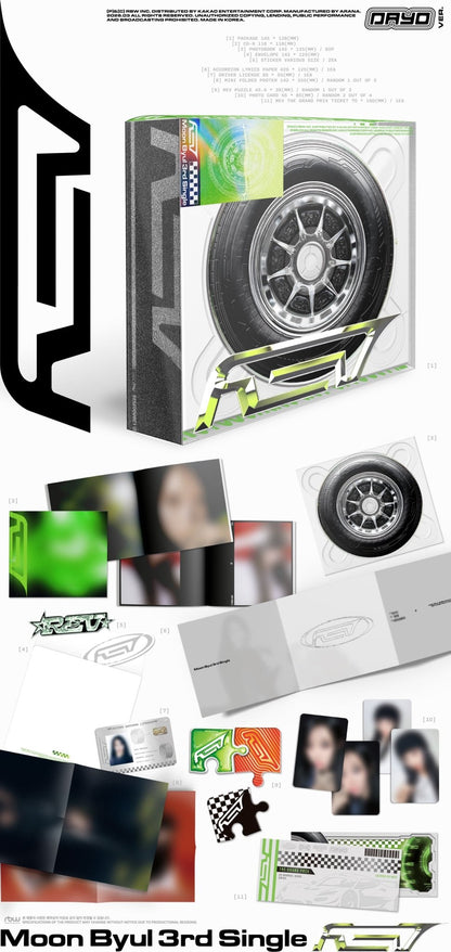 [New Sale Album]MOON BYUL REV [3rd Single Album) (DAY - 0 Ver. / Night - Max Ver. / 2 versions set]. - product_vendor,