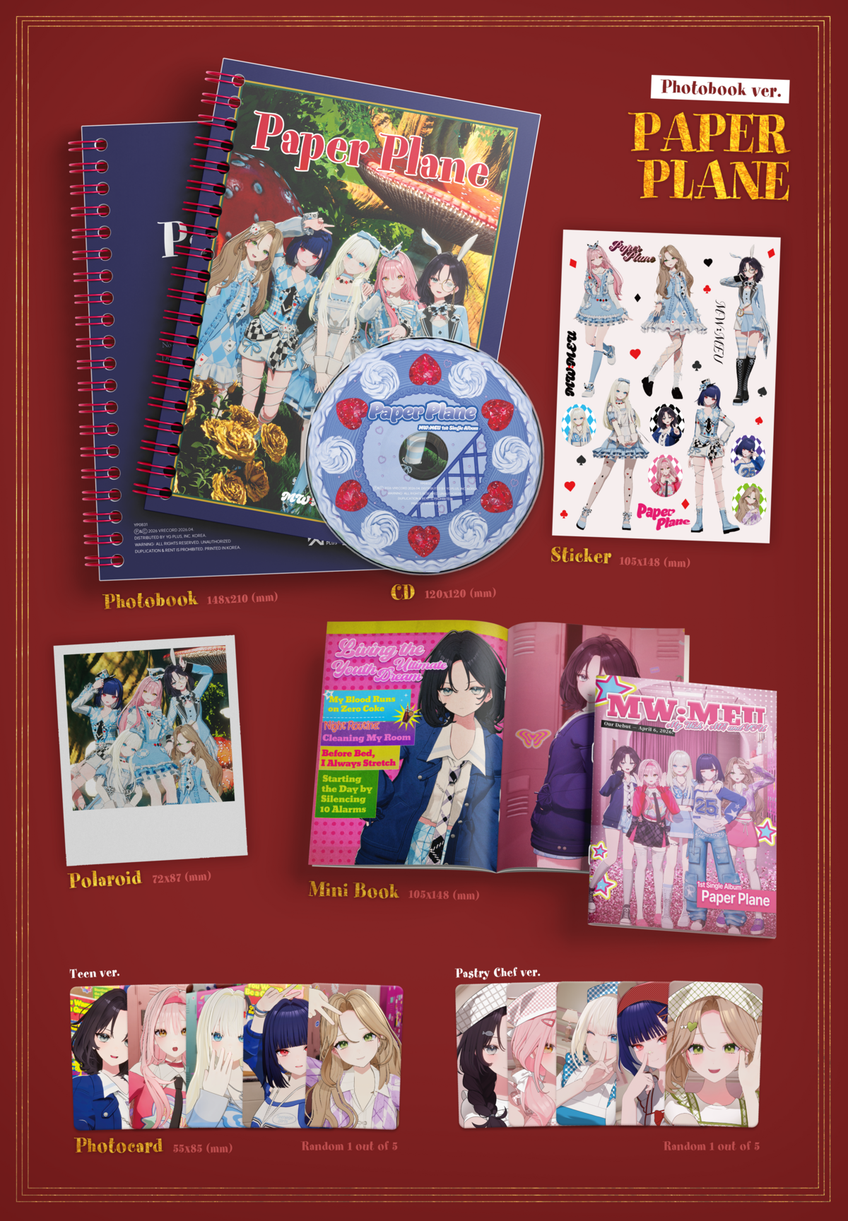 [Album]MW:MEU (뮤) Paper Plane (Photobook Ver.) - product_vendor,
