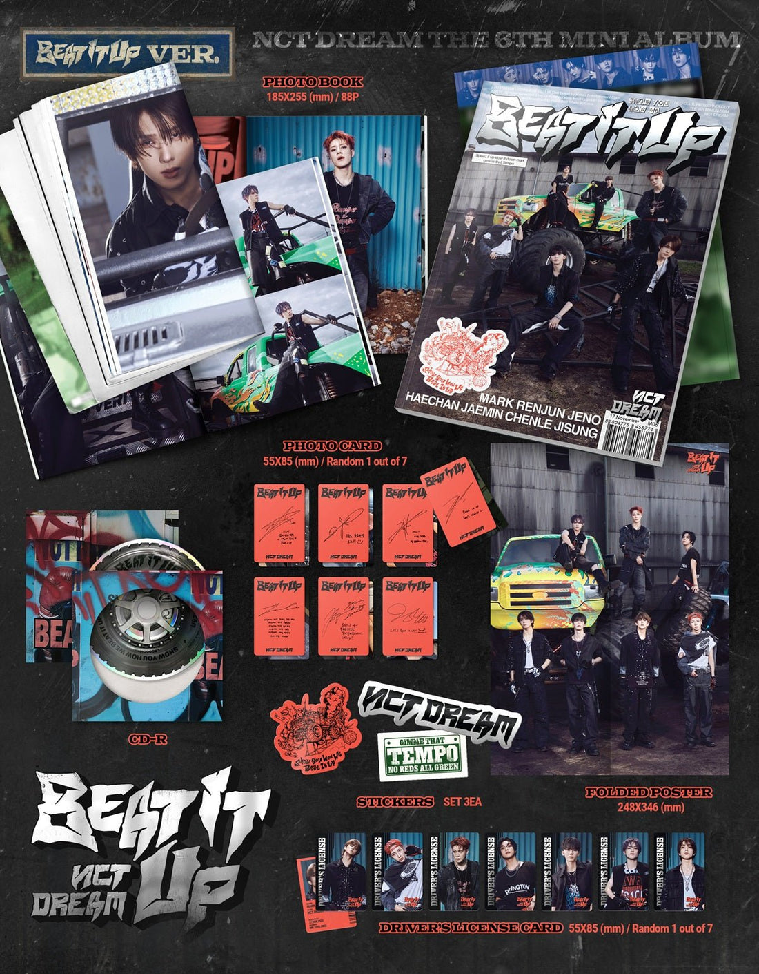 [Album]NCT DREAM - Beat It Up (6th Mini Album) [Beat It Up Ver.] - product_vendor,