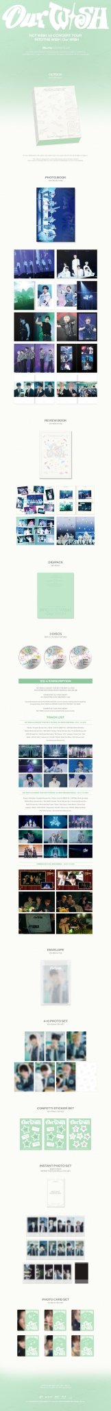 [DVD / Blu-ray]NCT WISH - 1st CONCERT TOUR INTO THE WISH : Our WISH [Blu-ray Ver.]-product_vendor, lowest price, EU shipping, Pre order benefit