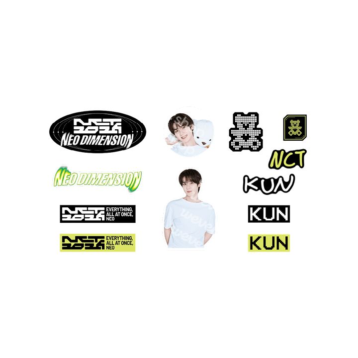 NCT127 - big removable sticker set 1