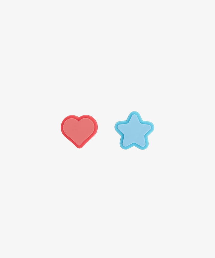 NEW JEANS - light stick parts (heart &amp; star) 1