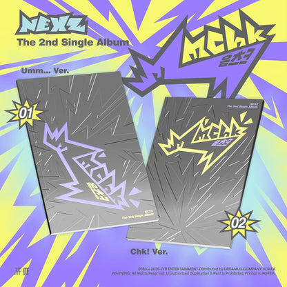 [Album]NEXZ Mmchk (2nd Single Album / standard album) [Umm… Ver. / Chk! Ver. / 2 versions set RANDOM] - product_vendor,