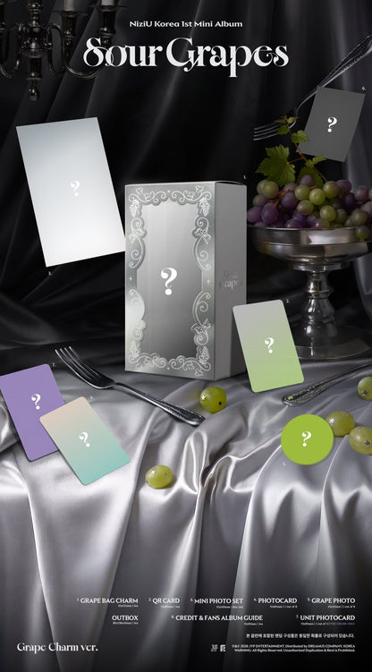 [Album]NIZIU - Sour Grapes [Grape Charm Ver.]-product_vendor, lowest price, EU shipping, Pre order benefit