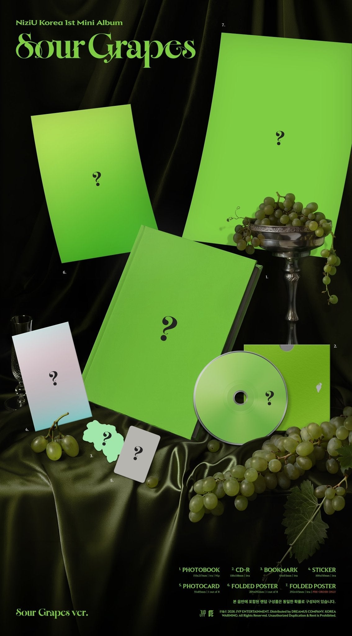 [Album]NIZIU - Sour Grapes [Sniper / Sour Grapes Ver.] [RANDOM]-product_vendor, lowest price, EU shipping, Pre order benefit