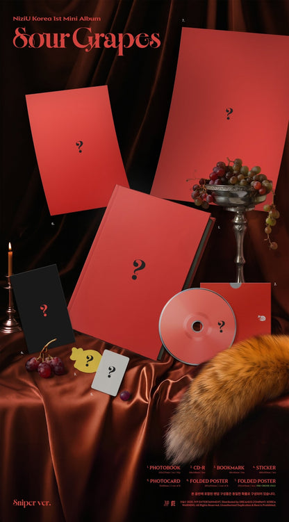 [Album]NIZIU - Sour Grapes [Sniper / Sour Grapes Ver.] [RANDOM]-product_vendor, lowest price, EU shipping, Pre order benefit