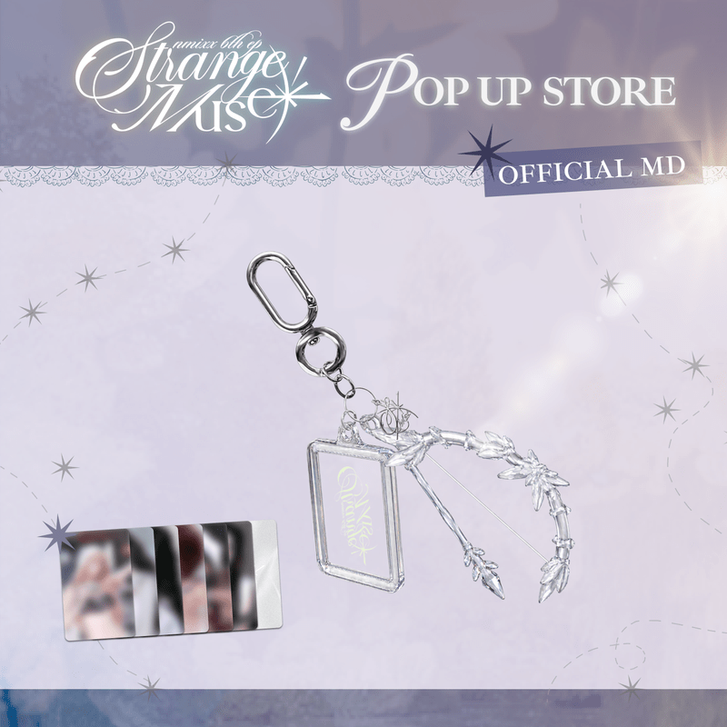 NMIXX - clear object keyring - strange muse 1